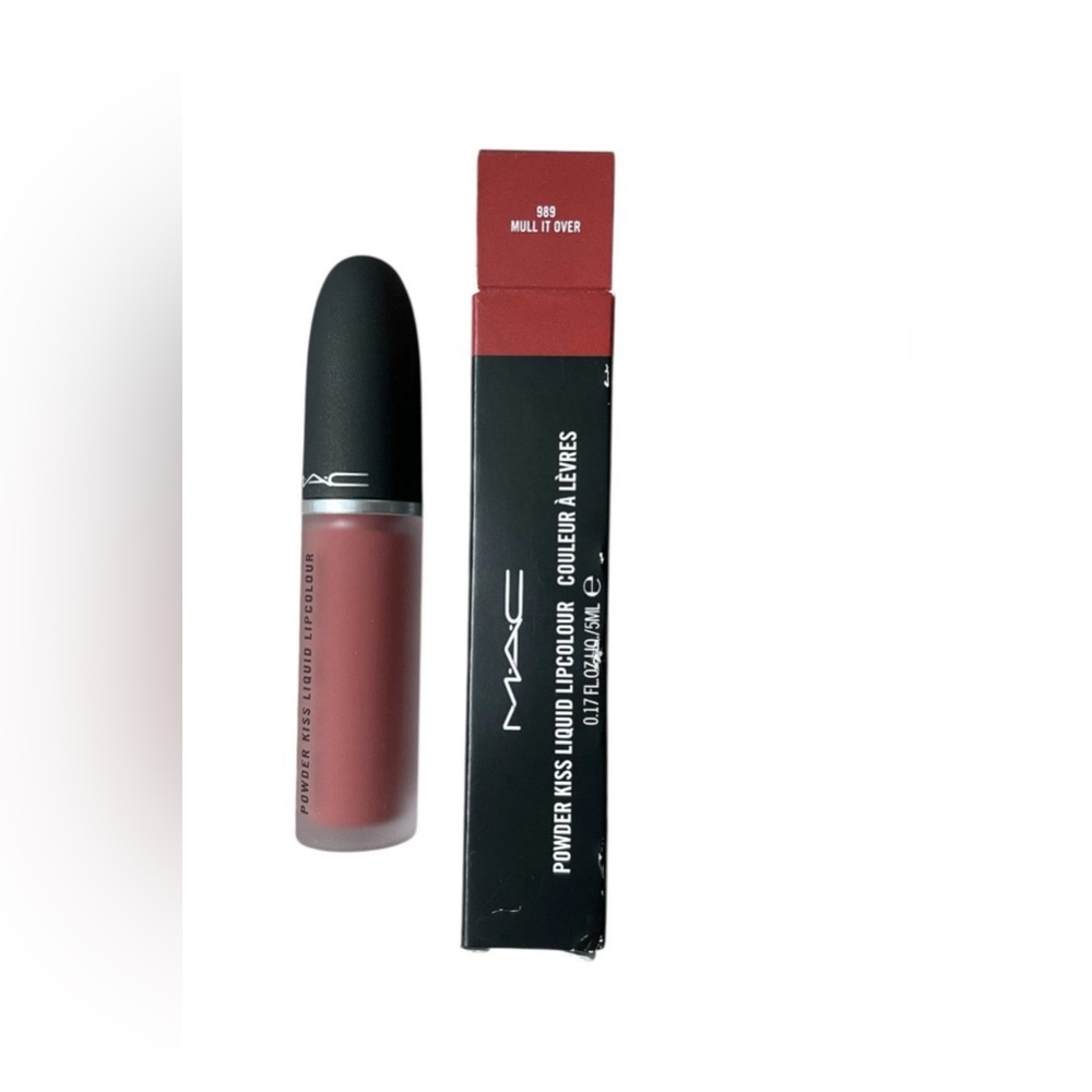MAC 989 MULL IT OVER Powder Kiss Liquid Lip color Full Size New In Box